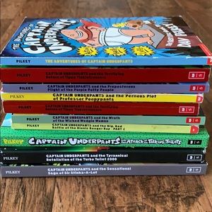 Captain Underpants book lot